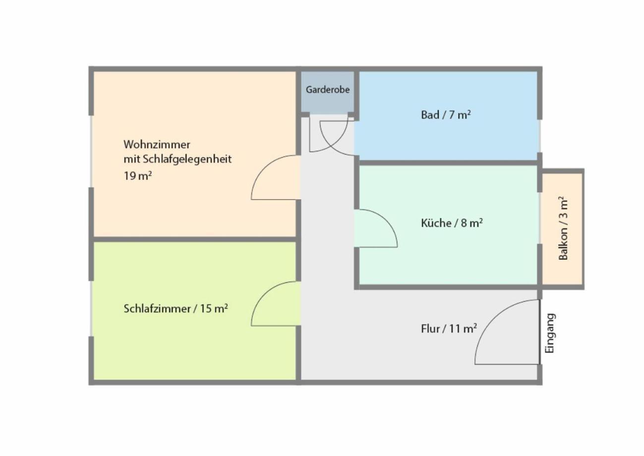 Apartment Ferienwohnung Central *
